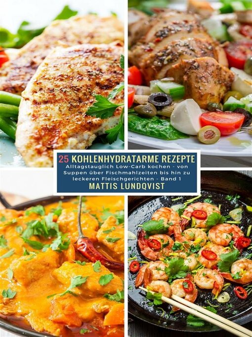 Cover image for 25 Kohlenhydratarme Rezepte--Band 1